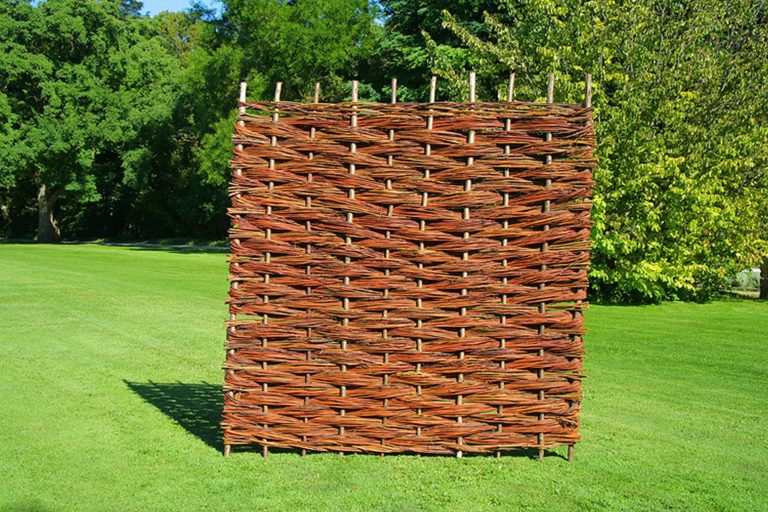 Sichtschutz aus Weiden GARTEHAG Hardegger