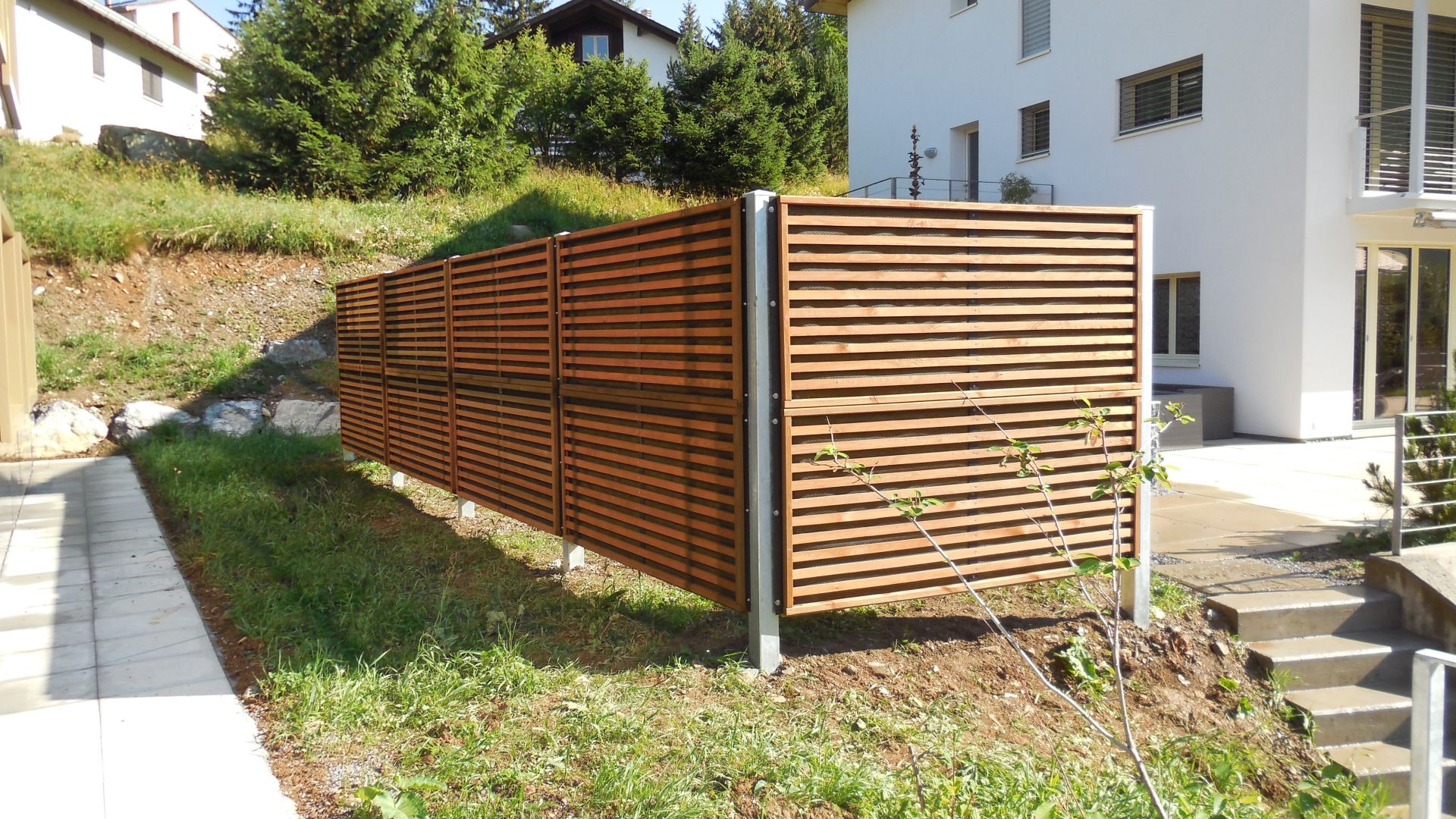 Schallschutz Zaun